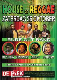 No4 House of Reggae Zat 26 Okt 2019 De Piek